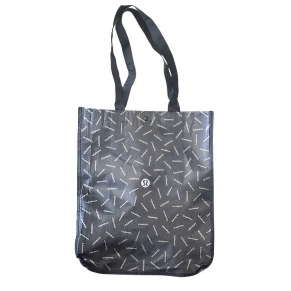 Lot of 3 Lululemon Reusable Bags Totes Red Black 1 Large 2 Small - Picture 2 of 4